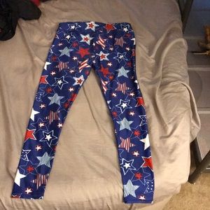 Patriotic leggings